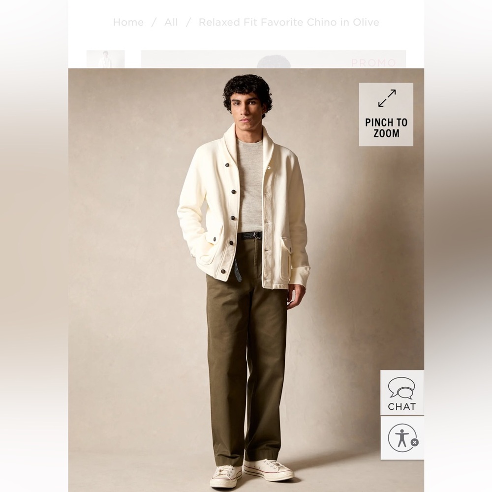 Todd Snyder Relax Fit Chino - Olive